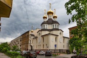 Первая годовщина освящения храма святой блаженной Ксении Петербургской на Лахтинской улице