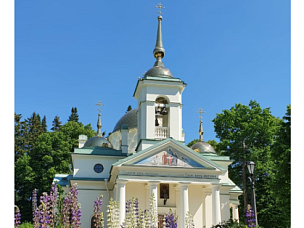 Church of the Holy Martyrs Faith, Hope, Love and Their Mother Sophia at the Metochion of the Ioannovskiy Stavropegic Convent in the village of Vartemyagi, Leningrad region